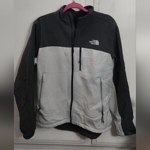 The North Face Mens Gray And Light Gray Windwall Jacket Size M